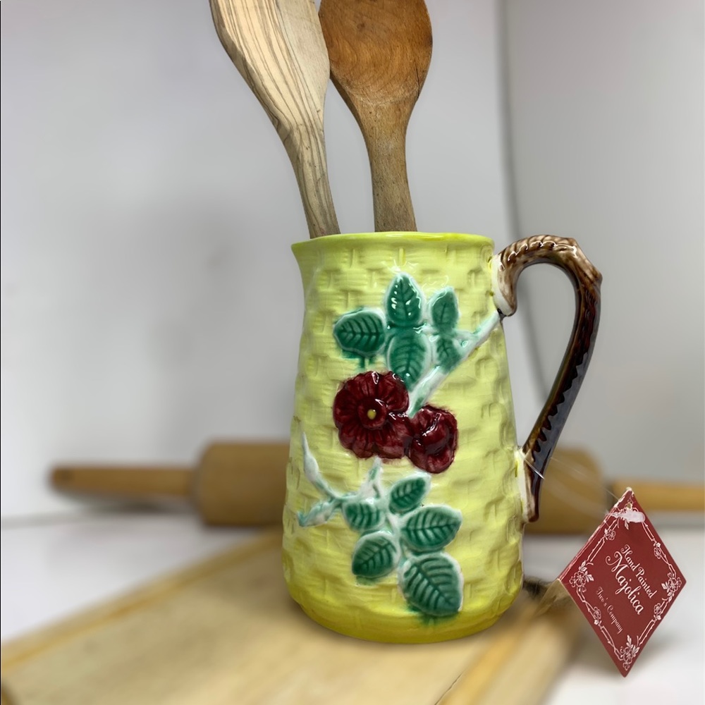 Mini Floral Water Pitcher - Picture 2 of 6